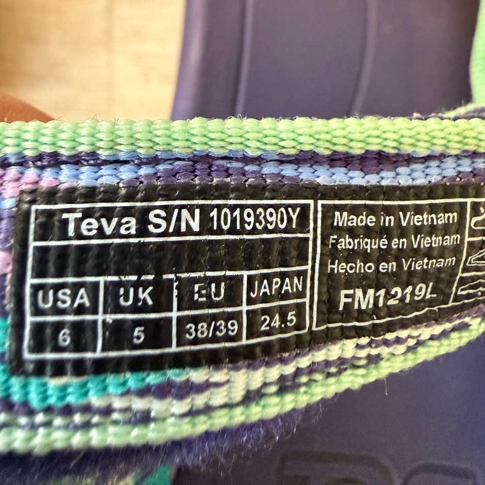 Teva Hurricane XLT 2 purple size 8 - Picture 7 of 7